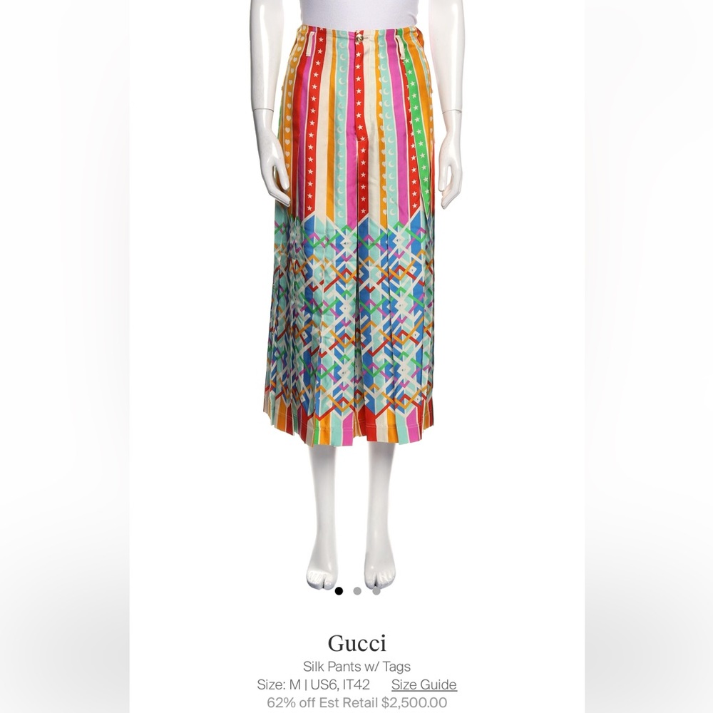 GUCCI silk pants
